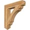 Ekena Millwork Olympic Arts & Crafts Rough Sawn Bracket, Western Red Cedar, 6"W x 34"D x 34"H BKT06X34X34OLY03RWR - alternate 1